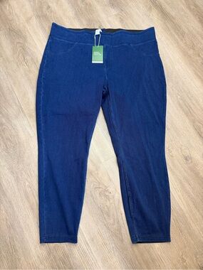 New Halara Pull-On Jeans Women’s Size 2X Blue Stretch Denim 0463